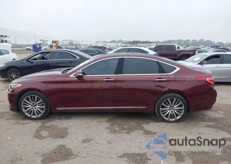 2017 Genesis G80 5.0 Ultimate from USA, damaged, VIN KMHGN4JF1HU173326